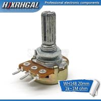 5pcs WH148 20mm 3pin Potentiometer B1K B2K B5K B10K B20K B50K B100K B250K B1M 1K 2K 5K 10K 20K 50K 100K 250K 500K 1M hjxrhgal