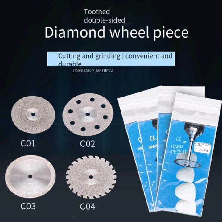 Dental Diamond Disc Disks Double Sided Grit Cutting Disc Thickness
