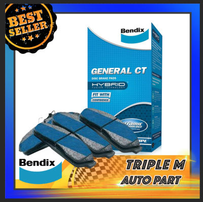 BENDIX ผ้าเบรคหน้า HONDA CIVIC VTEC /96-00 CIVIC ES DIMENSION /00-05 CIVIC FD 1.8 /06-12 JAZZ GE /08-13 CITY GM2 /08-13 CRX 92-96 เกรด General CT DB1286.