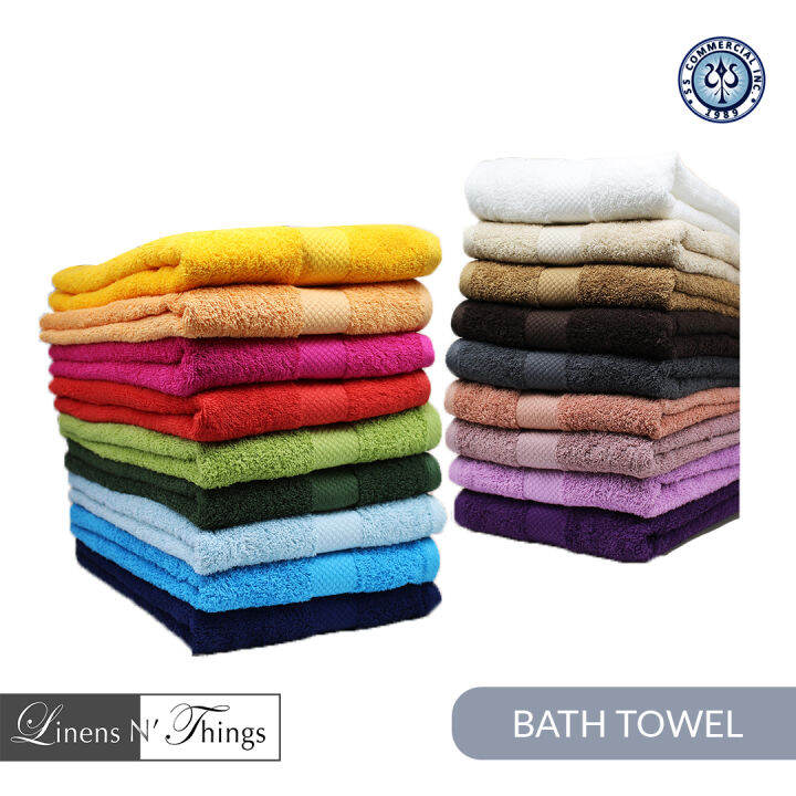 Linens N' Things Bath Towel (Border 1) | Lazada PH
