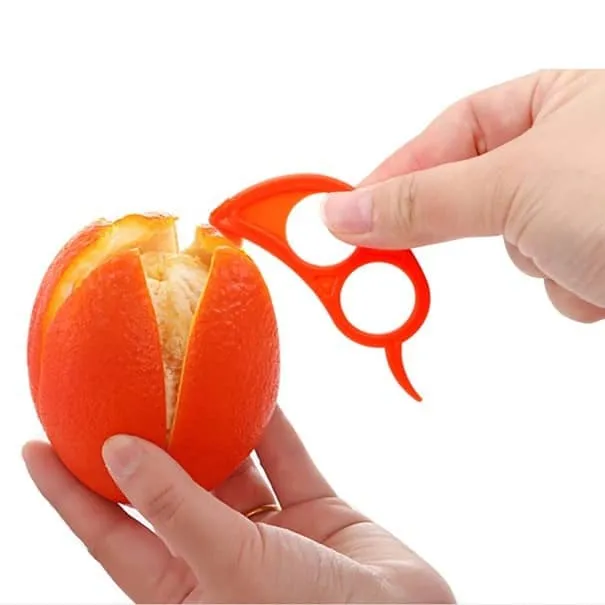 Orange Peeler tools Plastic Orange Peeler Citrus Remover Easy Open Citrus  Lemon Citrus Peel Cutter Vegetable Slicer Fruit Tools Kitchen Gadgets