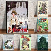 Sumanssa สตูดิโอญี่ปุ่น Ghibli Spirited Away Totoro การ์ตูนภาพวาดผ้าใบอะนิเมะ Art โปสเตอร์และพิมพ์ภาพผนัง-Home Decor