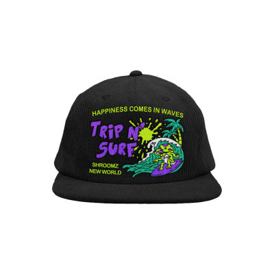 2023 New Fashion Shroomz Trip n Surf Corduroy Cap，Contact the seller for personalized customization of the logo