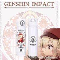 ✜♠ rfefefewfeerew Genshin Garrafas de Água Xiao Klee Beelzebul Tartaglia Kawaii Isoladas Copo Vácuo Presentes Anime 400ml