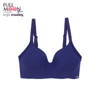 WIENNA  Full Moon BRA NB45401 ชุดชั้นใน เสื้อใน บราไร้โครง คัพใหญ่ D,E32-36 สีน้ำเงิน