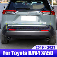 สำหรับ Toyota RAV4 2019 2020 2021 2022 2023 RAV 4 XA50 Hybrid รถด้านหลัง Tail Gate ประตูตกแต่ง Strip อุปกรณ์เสริม