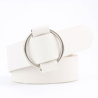 New Designers Famous Brand Leatherhigh Quality Belt Fashion Alloy Double Ring Circle Buckle Girl Jeans Dress Wild Belts