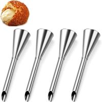 【hot】℡☾❣  4Pcs Icing Piping Nozzle Tip Tools Puff