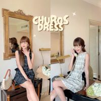 ชุดเดรสผู้หญิง เดรส ชุดเดรส dress เดรสผู้หญิง ชุดเดรสสวยๆหรู NP?⋆｡ Churos Dress?- พร้อมส่ง! ชุดเดรสผ้าทวิตดีเทลรูดข้างตรงเอว น่ารักมากก