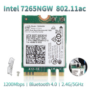 Băng Tần Kép Wireless-AC 867Mbps Cho Intel 7265 7265NGW 802.11ac 2X2 WiFi