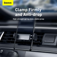 Baseus Mini Car Air Vent Phone Holder For iPhone 13 12 Pro Max Samsung Xiaomi Adjustable Support Mobile Phone Stand Mount Holder