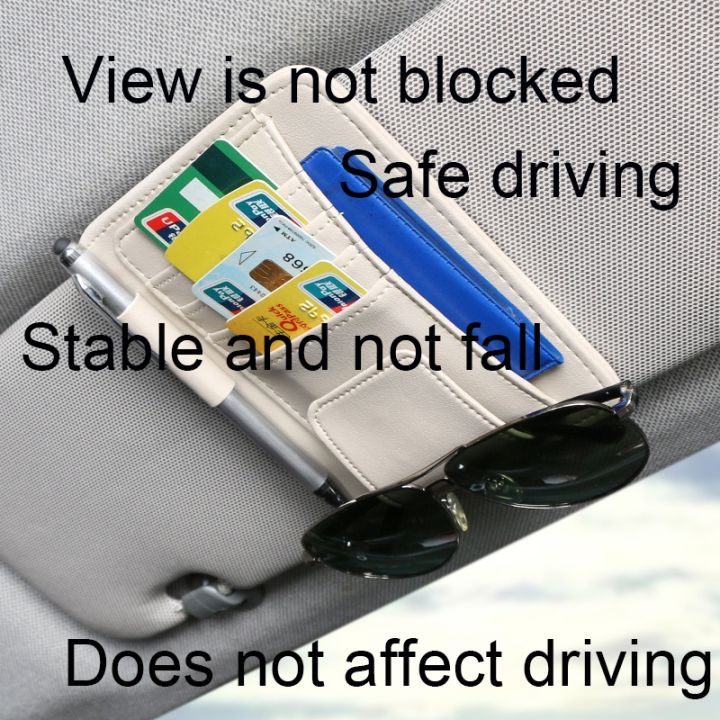 in-car-supplies-sun-visor-storage-multi-function-car-glasses-clip-bag-card-bag-document-clip-ticket-box-frame-car-universal