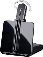 Plantronics - CS540 Wireless DECT Headset (Poly) - Single Ear (Mono) Convertible (3 wearing styles) - Connects to Desk Phone - Noise Canceling Microphone