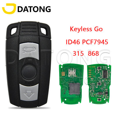 Datong World Car Remote Key สำหรับ BMW ระบบ CAS3 3 5 X5 X6 Series ชิป ID46 315 Mhz 868MHz Keyless Entry Promixity Card