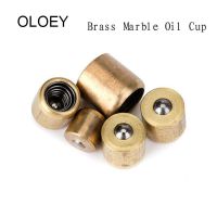 5-10PCS Brass Push Button Oiler Press Fit Ball Oil Grease Cup For Gas Engine Motor Machine Tool