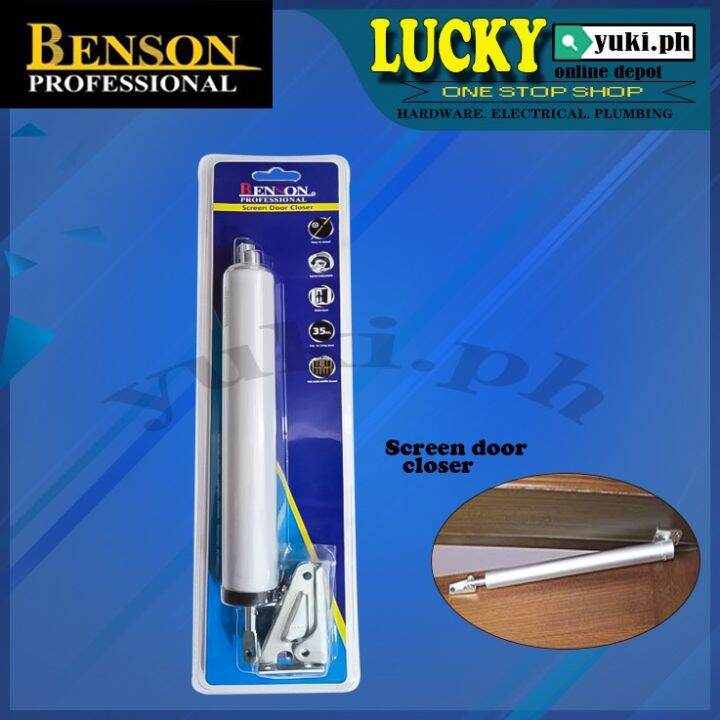 BENSON SCREEN DOOR CLOSER ALUMINUM(SILVERDARK BROWN) Lazada PH