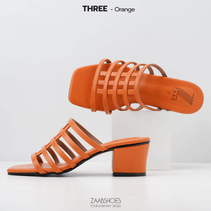 zaabshoes-รุ่นthree-รองเท้าส้นสูง-2-นิ้ว-รองเท้าผู้หญิง-ใส่กระชับ-สวมง่าย-นิ่ม-หน้าเท้ากว้าง-ไม่บีบหน้าเท้า-รองเท้าไซส์ใหญ่-ผลิตในประเทศไทย