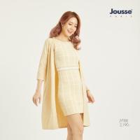 Jousse Cardigan เสื้อคลุมแฟชั่น คาร์ดิแกนตัวยาว ผ้ายืด สีเบจ (JYTIBE)