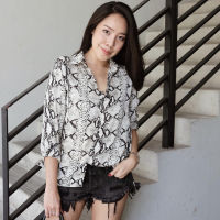 Nitha.w Exotic Shirt เสื้อเชิ้ตลายงู