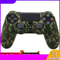 【Worth-Buy】 เคสลายพรางกราฟฟิตีประดับปุ่มผิวเจลซิลิโคนยางสำหรับ PS4 /Pro เคสสำหรับ Dualshock4