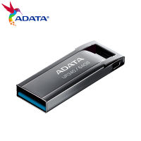 ADATA ROYAL UR340 USB แฟลชไดรฟ์32กิกะไบต์64กิกะไบต์128กิกะไบต์ USB3.2 Gen1ไดรฟ์ปากกาได้ถึง100เมกะไบต์วินาทีโลหะสีดำ Memory Stick Pendrive ดิสก์ U.