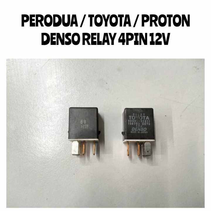 HEAD LAMP RELAY / AIR CONDITIONING RELAY / PERODUA TOYOTA PROTON DENSO