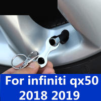 For infiniti qx50 2018 2019 Theftproof Aluminum Car Wheel Tires Valves Tyre Stem Air Caps Airtight Cove decoration Accessories