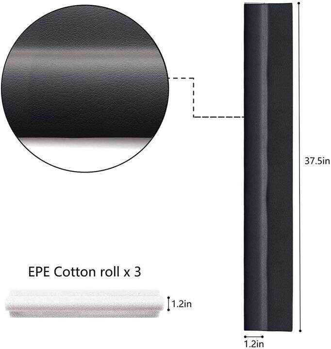 94cm-door-bottom-sealing-strip-self-adhesive-weatherstrip-under-door-draft-stopper-windproof-dust-proof-pu-seal-acoustic-foam