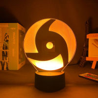 3D Lamp Anime Narutas Mangekyo SharingLed Night Light Study Room Decoration Kids