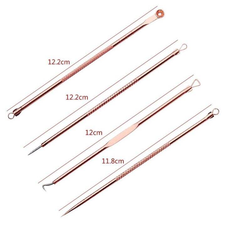 4pcs-stainless-steel-blackhead-needle-kit-acne-extractor-tool-set-fat-granule-removal-kit-with-case-for-whiteheads-comedones