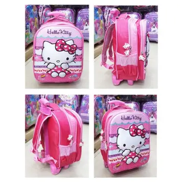 Buy Hello Kitty Print Trolley Backpack - 18 inches Online for Kids