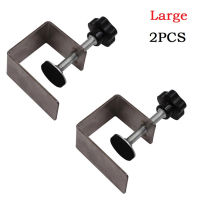 2Pcs Fasten Fast Stainless Steel Cabinet Woodworking Adjustable Drawer Front Installation Clamp Home Improvement Jig Accessories