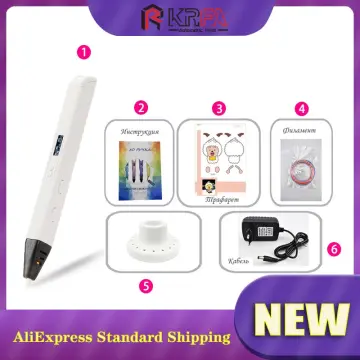 RP800A 3D Pen Professional Printing Pen with LED Display Drawing