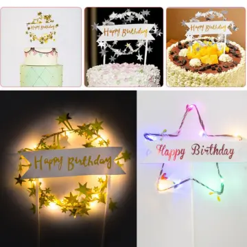 HAPPY BIRTHDAY LED CAKE - LIGHT UP CAKE