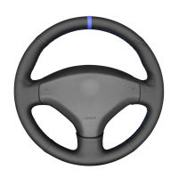 Black PU Artificial Leather Steering Wheel Covers id for Peugeot 308 2007 2008 2009 2010 2011-2013 408 2012 2013 2014