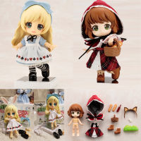 Nendoroid รูป Fairy Tale Story Alice In Wonderl และ Cu-Poche Friends Alice Bunny ขนาดเล็กสีแดงหมวกขี่ Hood รุ่นของเล่นของขวัญ