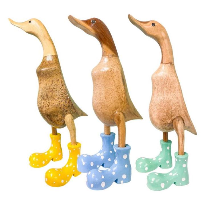 Spotted wellies garden on sale ducks