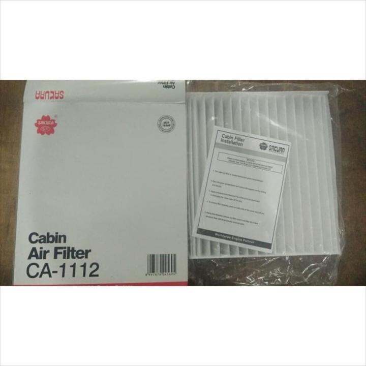 Cabin air filter air conditioning filters Toyota Fortuner Sakura CA1112 original Lazada