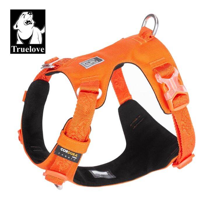 truelove-dog-light-weight-harness-adjustable-outdoor-pet-medium-small-large-adjustable-outdoor-tactical-military-service-tlh6281-collars