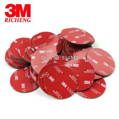 10pcs 3M VHB 5952 38mm Round Heavy Duty Double Sided Adhesive Acrylic Foam Tape Good For Car Camcorder DVR Holder Adhesives Tape