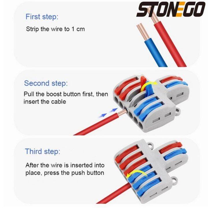 stonego-mini-wire-fast-connector-2-in-4-6-8-out-splitter-terminal-compact-wiring-cable-connector