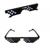 Thug Mosaic Glasses Sunglasses Men 8 Bit Coding Super Shades Eyewear