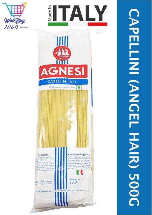 AGNESI CAPELLINI (ANGEL HAIR) 500G Lazada