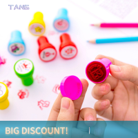 ?【Lowest price】TANG 10ความคิดเห็นภาษาอังกฤษชิ้น/เซ็ต DIY สมุดภาพแสตมป์การ์ตูนแสตมป์ยางของเล่นรางวัล