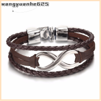 [WYH Store] COD กำไลข้อมืออินฟินิตี้สำหรับผู้หญิงสร้อยข้อมือเชือกหนัง