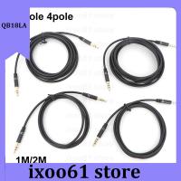 ixoo61 store 1/2m 3 4 Pole Audio Aux Stereo 3.5mm Male to Male Jack Extension Microphones Cable extend connector extend for live Headphone