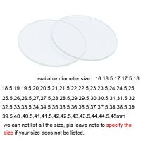 : 》กระจกนาฬิกาโดมแบบเดี่ยวนูนขนาด16มม.-45มม. จำนวน2ชิ้นอะไหล่เลนส์หน้ากระจกนาฬิกาสมาร์ทวอท์ชใสอะไหล่เครื่องมือซ่อมแซมนาฬิกากระจก