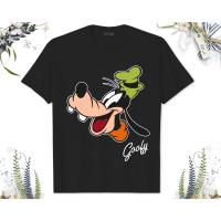 เสื้อแฟชั่น เสื้อยืด พิมพ์ลาย Disney Goofy Portrait Funny Face เหมาะกับของขวัญวันเกิด สําหรับเด็ก และผู้ใหญ่