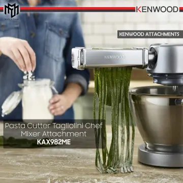 Kenwood Spaghetti Cutter, Pasta Cutter - Stand Mixer Attachment, KAX984ME,  Silver