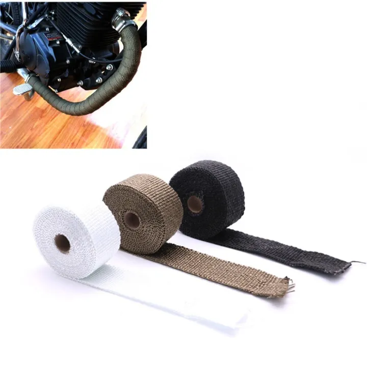 1.5Mm*50Mm*5M Car Moto Heat Shield Wrap Turbo Exhaust Heat Tape Wrap